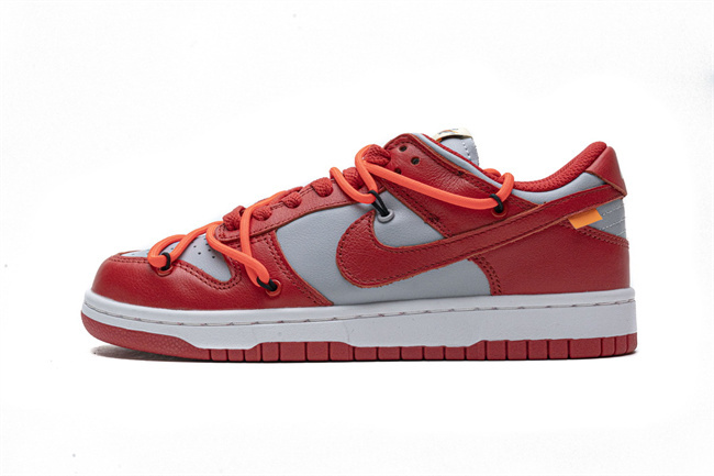 Men's Dunk Low Red/Grey Shoes 0393